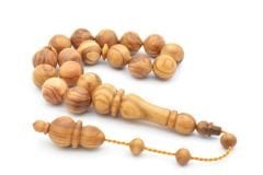 Usta İşi Sistemli Sığırcık Kesim Zeytin Ağacı Efe Maskot Tesbih