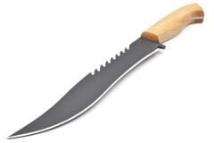 36 Cm El Yapımı Karbon Çelik Büyük Avcı Kamp Palası 006