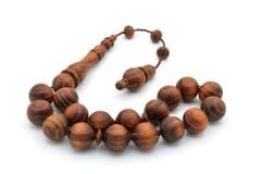 USTA İŞİ SİSTEMLİ KÜRE KESİM KIZIL AĞAÇ EFE MASKOT TESBİH