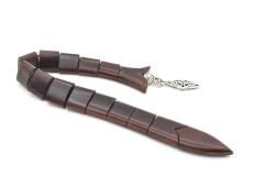 Usta İşi Sıkma Kehribar Kaplı Palmiye Ağacı Balık Tesbih