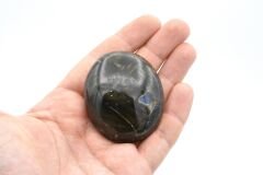 Hakiki Sabun Şeklinde Doğal Labradorit Taşı Kaya Parçası 107 Gram