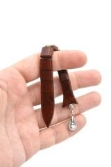 Usta İşi Sıkma Kehribar Kaplı Tik Ağacı Balık Tesbih