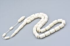 Usta İşi İmamesi Oymalı Kapsül Kesim İri Boy Deve Kemiği Tesbih