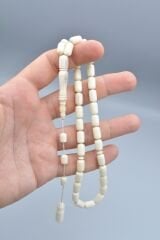 Usta İşi İmamesi Oymalı Kapsül Kesim Deve Kemiği Tesbih