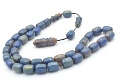 Sistemli Kapsül Kesim Kanayan Bağa Mavi Katalin Tesbih 002