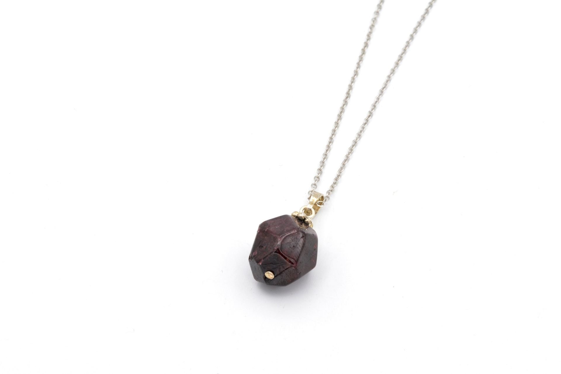 Doğal Lal (granat) Kolye Ucu 1.kalite 001