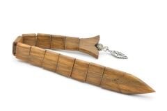 Usta İşi İri Boy Mis Kokulu Öd Ağacı Balık Tesbih