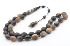 Sistemli İri Boy Beyzi Kesim Bufalo Boynuzu Tesbih 011