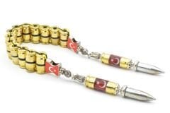 Usta İşi Ay Yıldız Tasarım Mermi Kovanı Zaza Tesbih