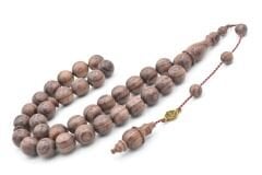 Usta İşi İmzalı Küre Kesim Kral Ağacı Tesbih