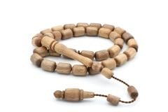 Usta İşi Sistemli Kapsül Kesim Ceviz Ağacı Tesbih İri Boy