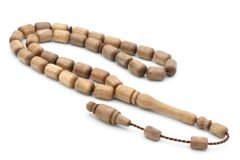 Usta İşi Sistemli Kapsül Kesim Ceviz Ağacı Tesbih İri Boy