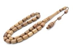 Usta İşi Sistemli Kapsül Kesim Ceviz Ağacı Tesbih İri Boy