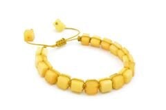 Makrome Model Sertifikalı Hakiki Damla Kehribar Bileklik 003