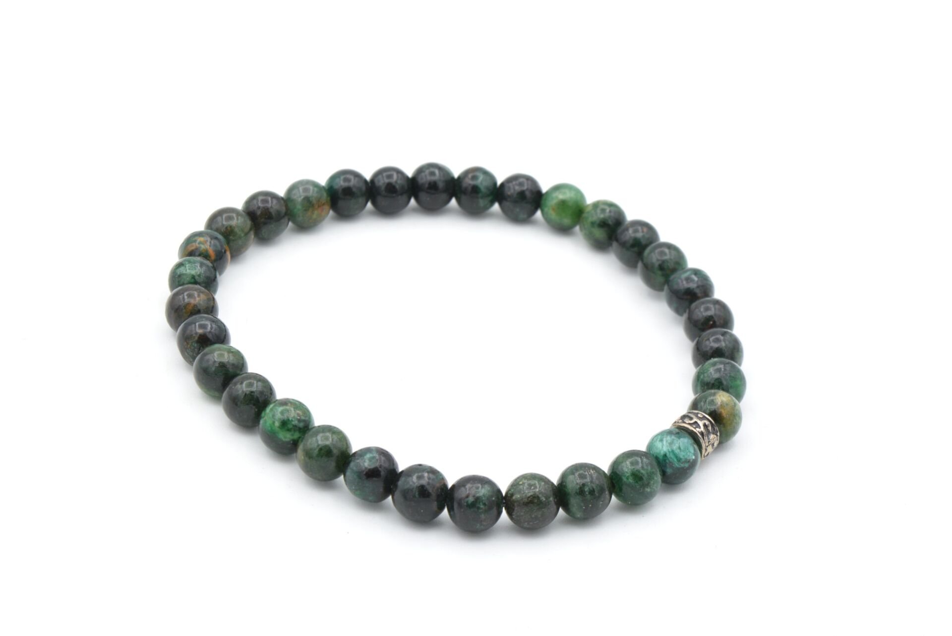 Hakiki Doğal Fuksit Taşı Bileklik 6 Mm