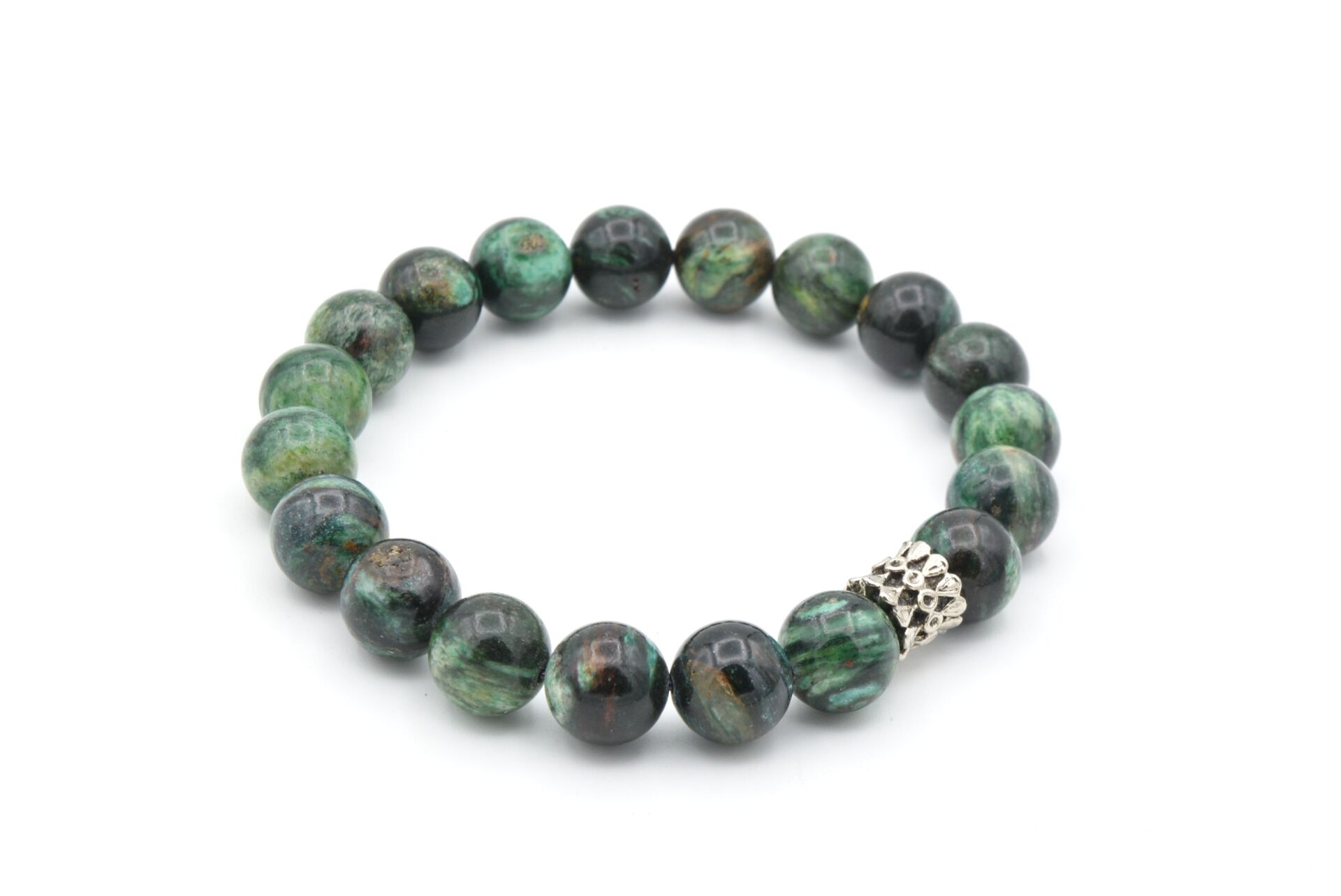 Hakiki Doğal Fuksit Taşı Bileklik 10 Mm