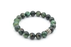 Hakiki Doğal Fuksit Taşı Bileklik 10 Mm