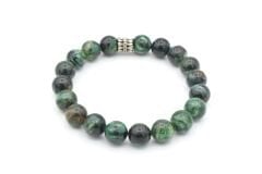 Hakiki Doğal Fuksit Taşı Bileklik 10 Mm