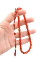 Ebu Şems Usta İşi Kapsül Kesim Yemen Zar Kehribar Tesbih