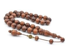 Usta İşi İmzalı Küre Kesim İri Boy Yılan Ağacı Tesbih