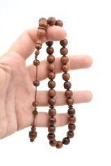 Usta İşi İmzalı Küre Kesim İri Boy Yılan Ağacı Tesbih