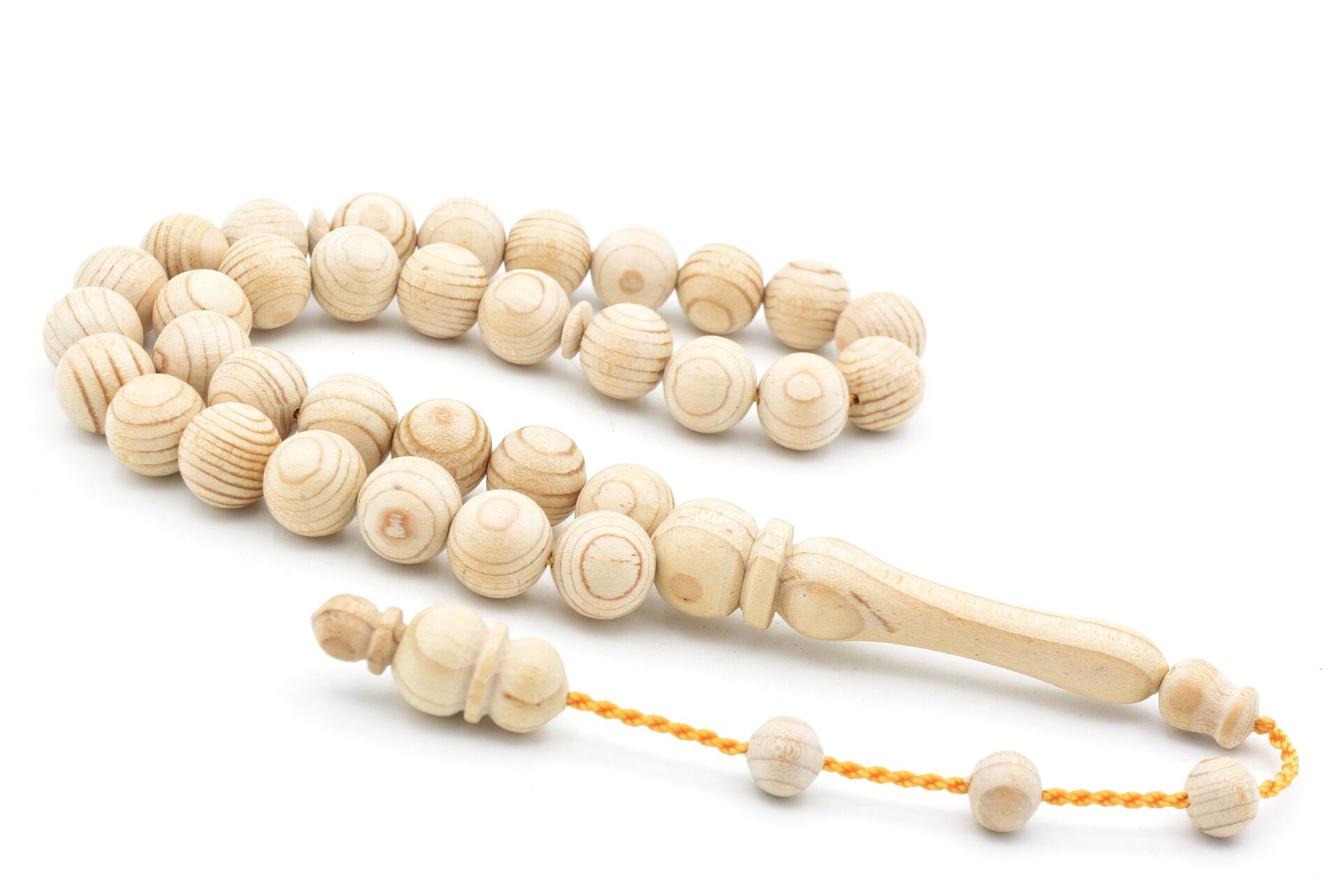 Usta İşi Sistemli Küre Kesim Kokulu Sedir Ağacı Tesbih