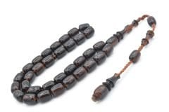 Hakkı Usta Yapımı Sistemli Kapsül Kesim Kahverengi Katalin Tesbih