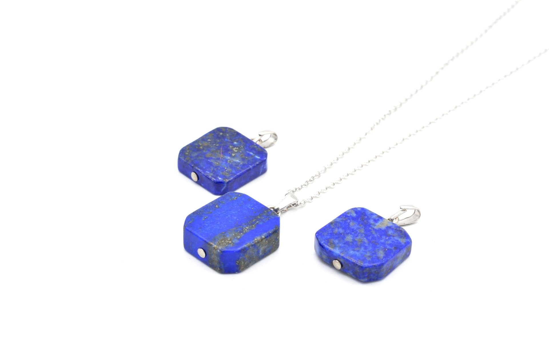 HAKİKİ DOĞAL LAPİS LAZULİ KOLYE UCU 1.KALİTE 007