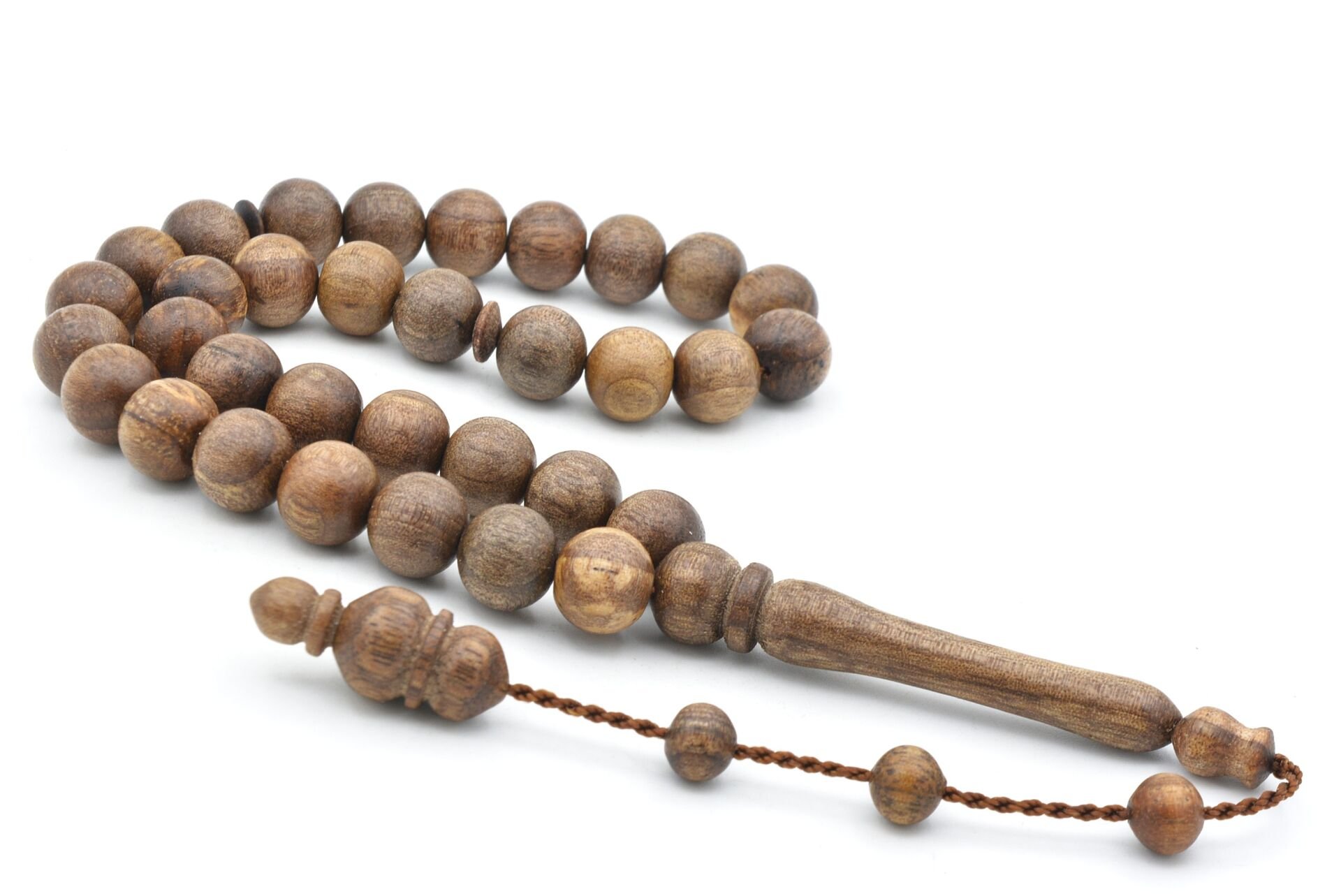 Usta İşi Sistemli Küre Kesim Ceviz Ağacı Tesbih