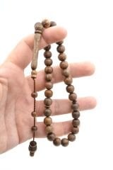 Usta İşi Sistemli Küre Kesim Ceviz Ağacı Tesbih