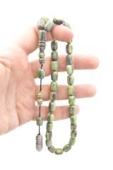 Sistemli Kapsül Kesim Kanayan Bağa Mor Yeşil Katalin Tesbih