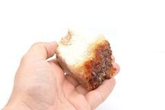 Hakiki Doğal Sitrin Taşı Kaya Parçası 345 Gram