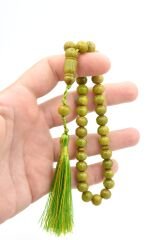 Zeyn Usta İşi Küre Model Yeşil Katalin Tesbih 015