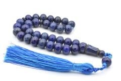 Zeyn Usta İşi Küre Model Lacivert Katalin Tesbih 014