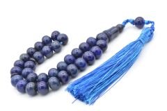 Zeyn Usta İşi Küre Model Lacivert Katalin Tesbih 014