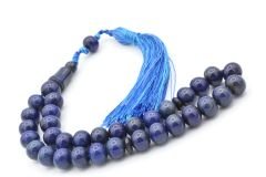 Zeyn Usta İşi Küre Model Lacivert Katalin Tesbih 014