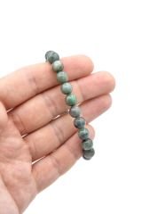 Hakiki Doğal A Kalite Zümrüt Taşı Bileklik 8.5 Mm