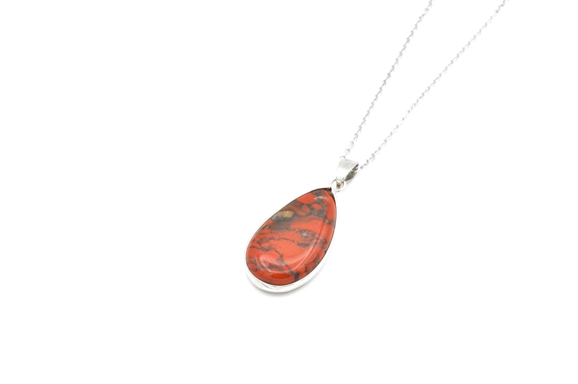 Doğal Jasper Kolye Ucu 1.kalite 017