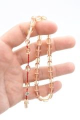 Şükrü Baba Imzalı Bilek Boy Kapsül Kesim Şeffaf Katalin Tesbih