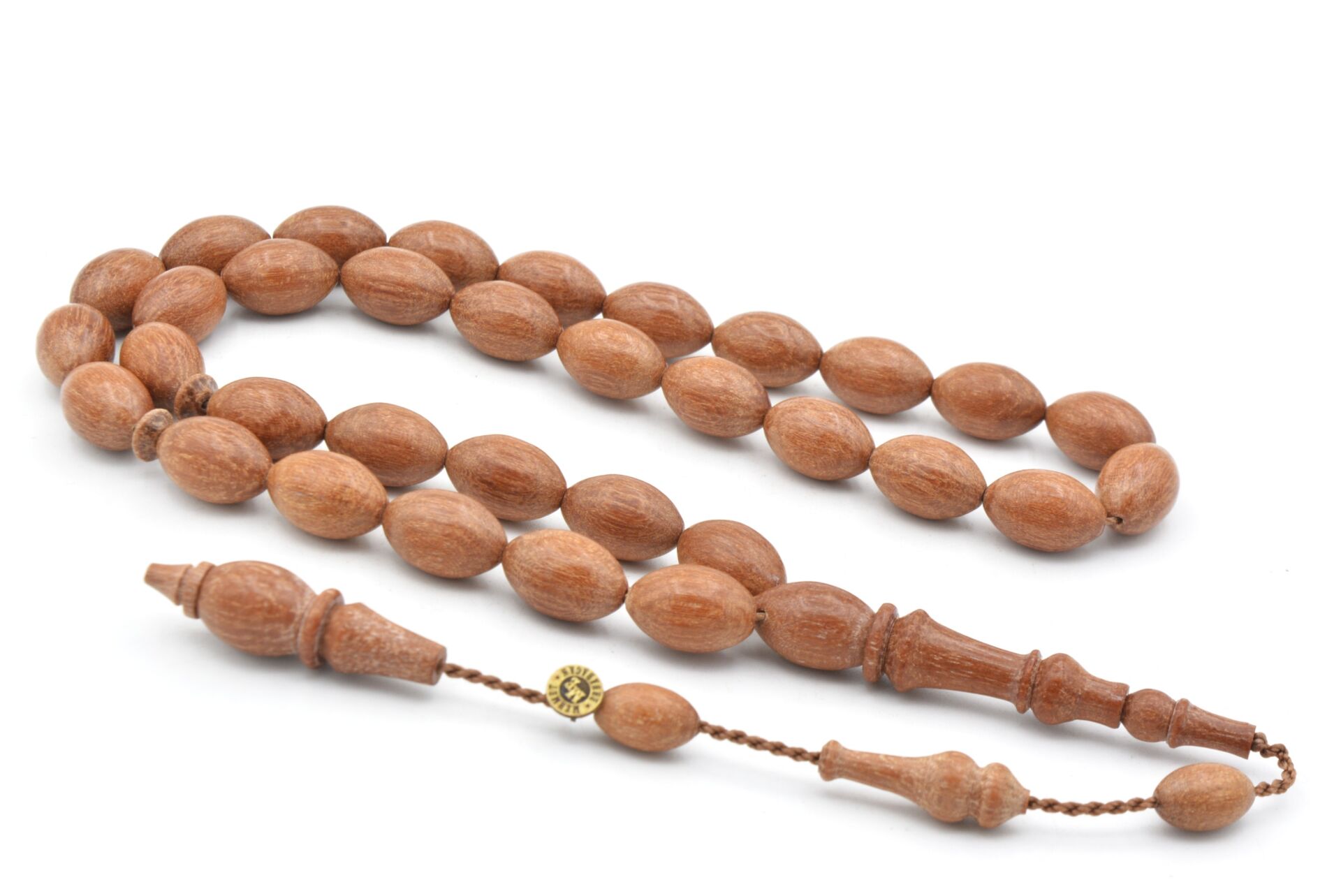 Mehmet Erbabacan İmzalı Beyzi Kesim Gergedan Ağacı Tesbih