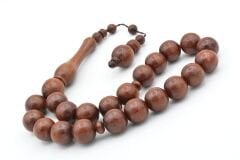 Sistemli Küre Kesim İri Boy Gül Ağacı Efe Maskot Tesbih