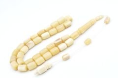 Sistemli Kapsül Model İri Boy Balina Kemiği Tesbih