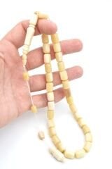 Sistemli Kapsül Model İri Boy Balina Kemiği Tesbih