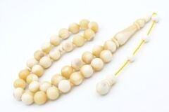 Sistemli Küre Model İri Boy Balina Kemiği Tesbih