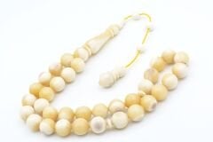 Sistemli Küre Model İri Boy Balina Kemiği Tesbih