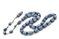 Usta İşi İmzalı Kapsül Kesim Lacivert Katalin Tesbih