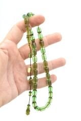 Hakkı Usta İmzalı Kapsül Kesim Açık Mavi Kanada Çubuk Katalin Tesbih