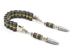 Usta İşi Eskitilmiş Mermi Kovanı Zaza Tesbih