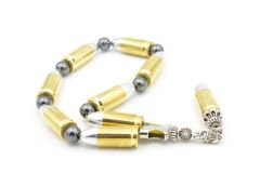 Usta İşi Hematit Taşlı İşlevsiz Mermi Efe Maskot Tesbih