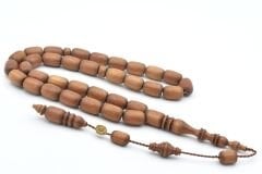 Usta İşi İmzalı Sistemli Kapsül Kesim Fernanbuk Ağacı Tesbih Pernambuco Wood